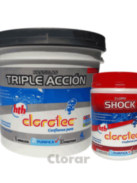 combo 3 promo cloro shock triple accion clorotec